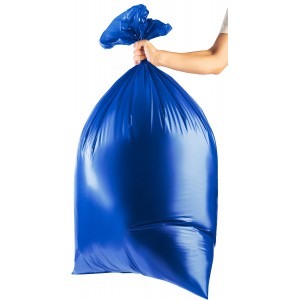 Строительные мусорные мешки ЗУБР 240л, 10шт, особопрочные, из первичного материала, синие, ПРОФИ