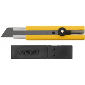 Нож OLFA с выдвижным лезвием, в комплекте с лезвиями 5 шт 25мм