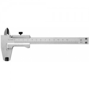 Штангенциркуль металлический 3445-125  тип 1, класс точности 2, 125мм, шаг 0,1мм 