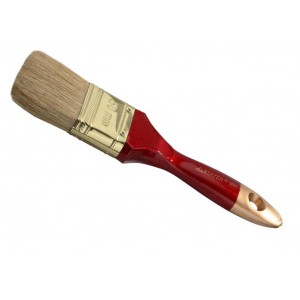 Кисть плоская STAYER  UNIVERSAL-PROFI, светлая натуральная щетина, деревянная ручка, 75мм