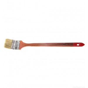 Кисть радиаторная угловая ЗУБР УНИВЕРСАЛ-МАСТЕР, светлая натуральная щетина, деревянная ручка, 75мм