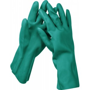 Нитриловые индустриальные перчатки, маслобензостойкие, размер XL KRAFTOOL NITRIL 