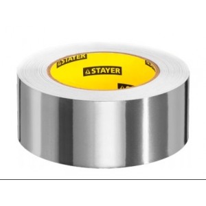 Алюминиевая лента, STAYER Professional 12268-50-10, до 120°С, 50мкм, 50мм х 10м