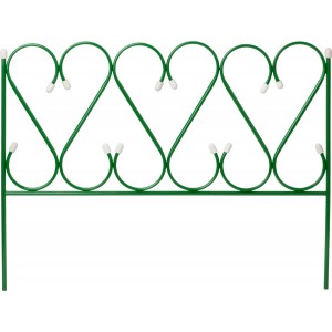 Забор декоративный GRINDA 'РЕНЕССАНС', металлический, 50x345см