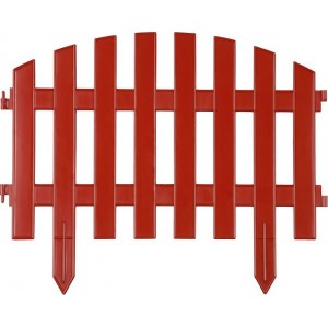 Забор декоративный GRINDA АР ДЕКО, 28x300см, терракот