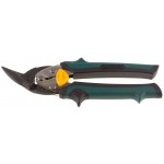 Ножницы KRAFTOOL UNI-KRAFT по твердому металлу,с двойной рычажной передачей,Cr-Mo,двухкомпонентная ручка,левые,180мм
