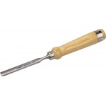 Стамеска-долото полукруглая с деревянной ручкой, хромованадиевая сталь, 8мм